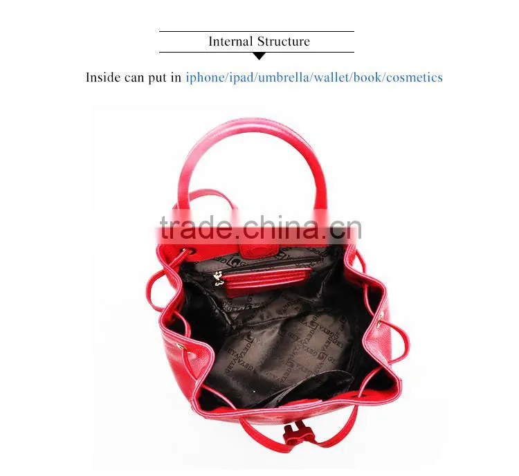 Factory custom leather satchel bag China wholesale