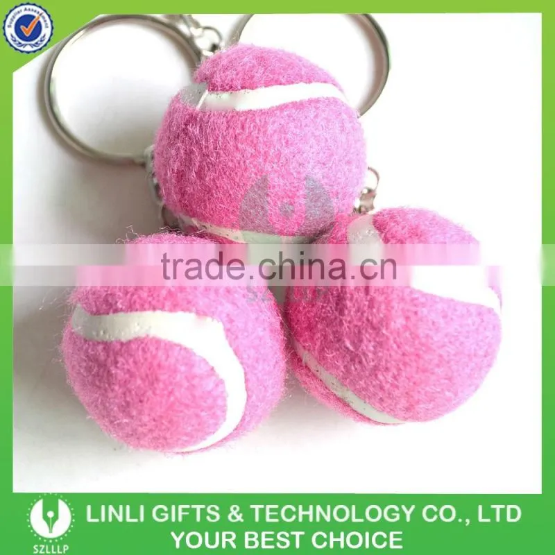 Giveaways Fuzzy Tennis Ball Key Chain