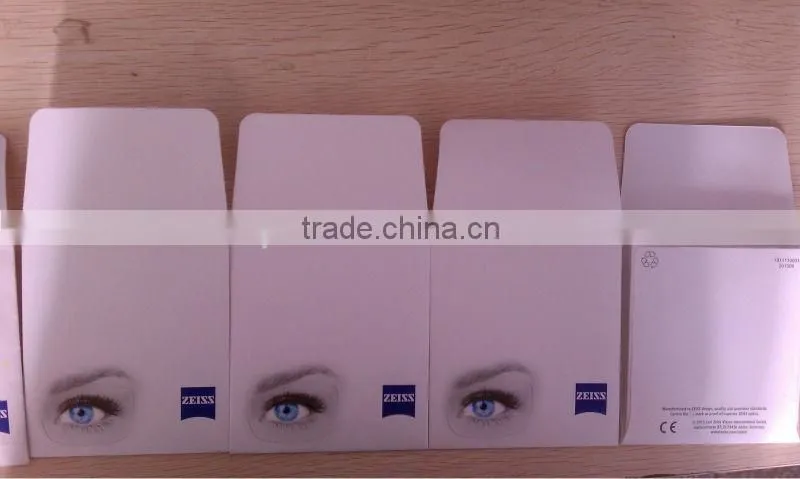 Customized ophthalmic medical envelopes/ optical lens envelope