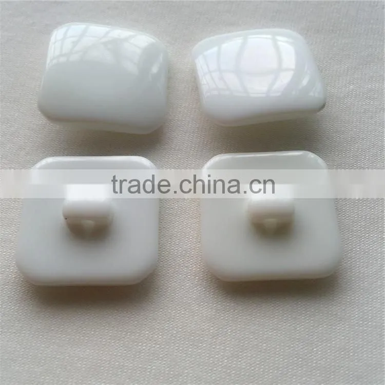 fashion resin button square button design button for coat,garment accessory