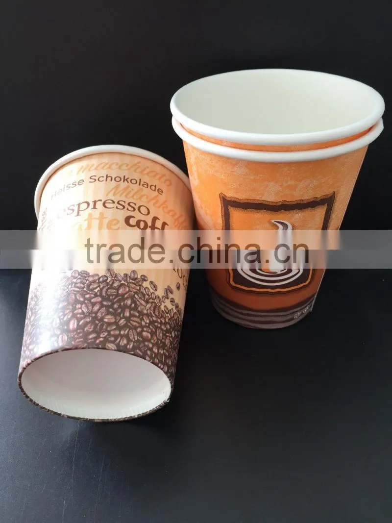 China wholesale disposable single wall style PE lined paper cups