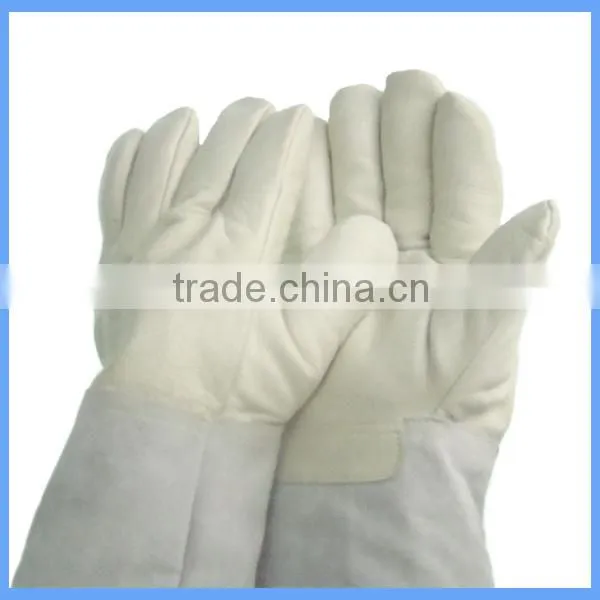 Top Quality LN2 Cowhide Grain Leather Industrial Leather Hand Gloves