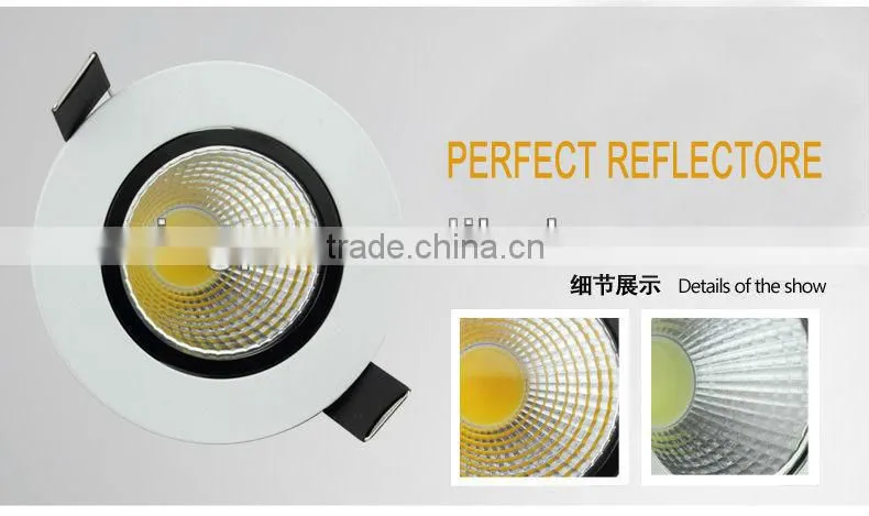 Cheap cob down light, led down light 3W, Guzhen cob down light
