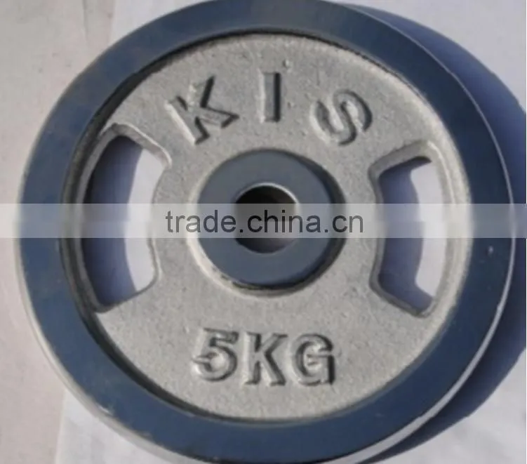 2.5kg 5kg 10kg white word electroplating dumbbell plate