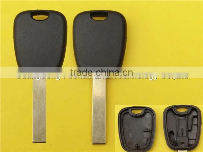 Hot sell transponder chip key blank shell for Peugeot 407