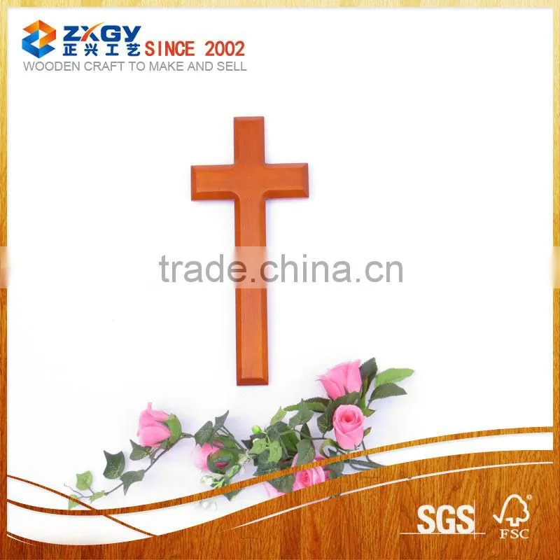 Natural small wooden cross for decoration