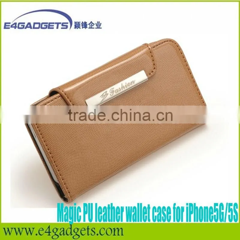 Wholesale case for iphone5 wallet case for Iphone5 Wallet Pouch
