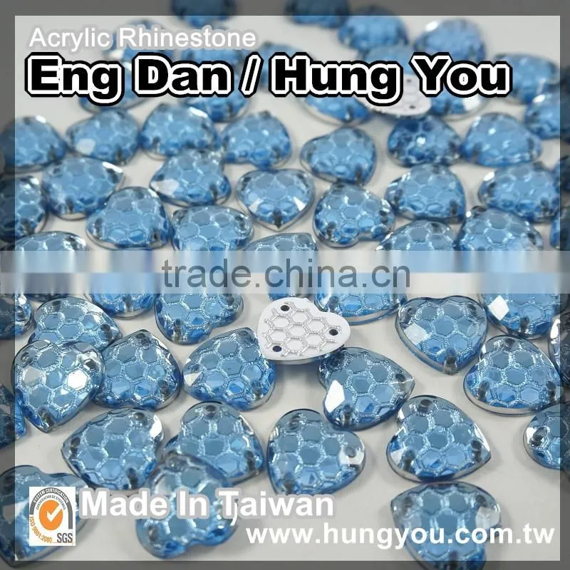 Best Popular Non Hot-Fix Taiwan Round Shape Synthetic Gemstones For Garment Accessories