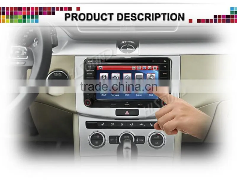 2 DIN With Wince OS car radio dvd player for vw polo