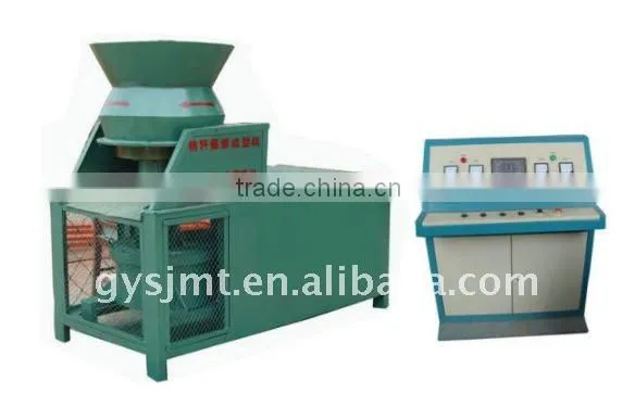 Biomass briquetting press with CE motor