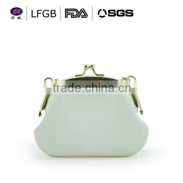 new product 2014 magic wallet with zip coin pocket / mobile phone bag / silicone wallet bag hot fashion