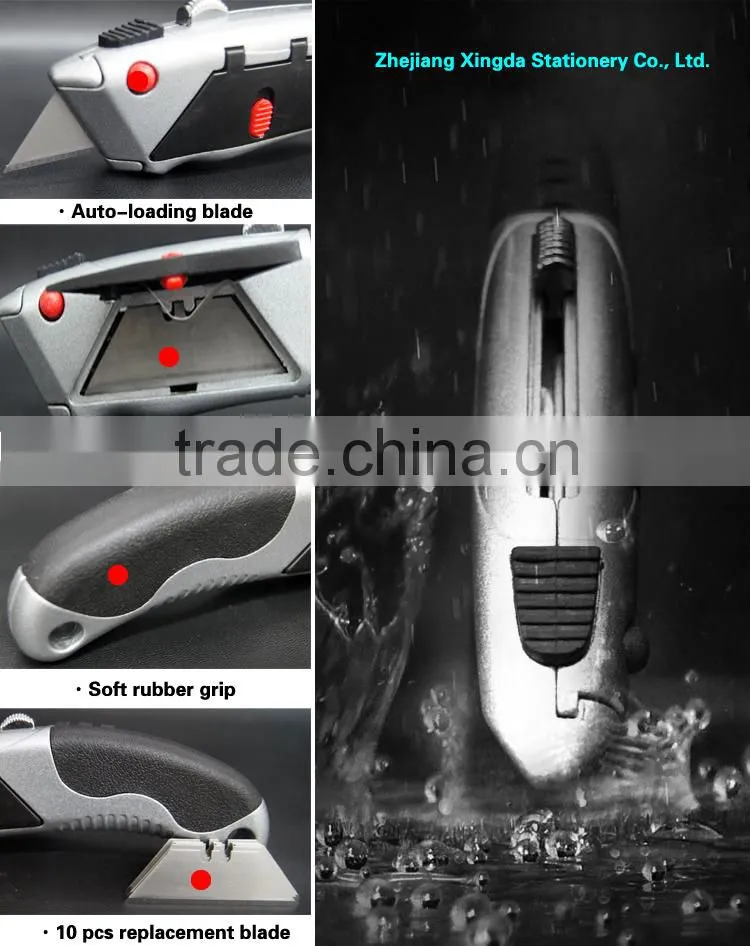 Heavy Duty 10 PCS Auto-loading blade Utility Knife