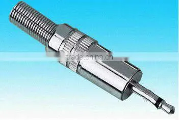 2.5mm mono plug black color rohs comliant