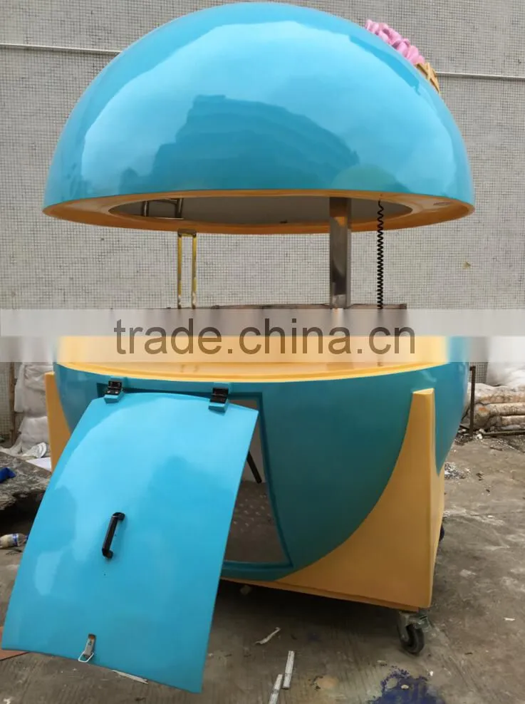 Useful kiosk design /transportable fibreglass kiosk/frozen yogurt kiosk shop