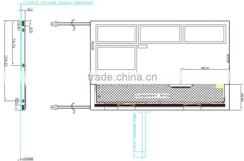 10.1 -inch TFT LCD liquid crystal display module