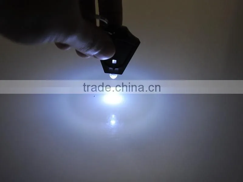 Hot Selling 20000mcd White light Mini Custom Keychain LED Light Maker