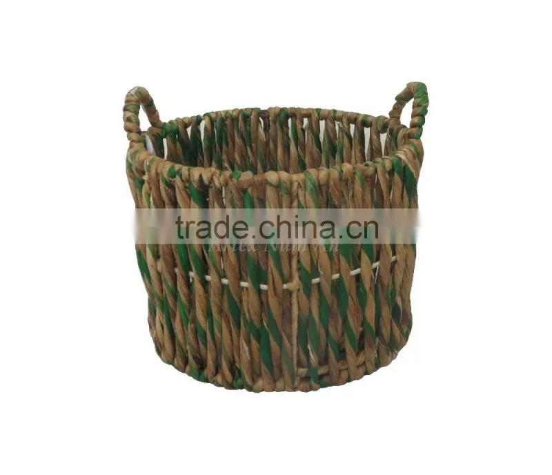 New products! Water hyacinth basket/storage basket with 2 handle
