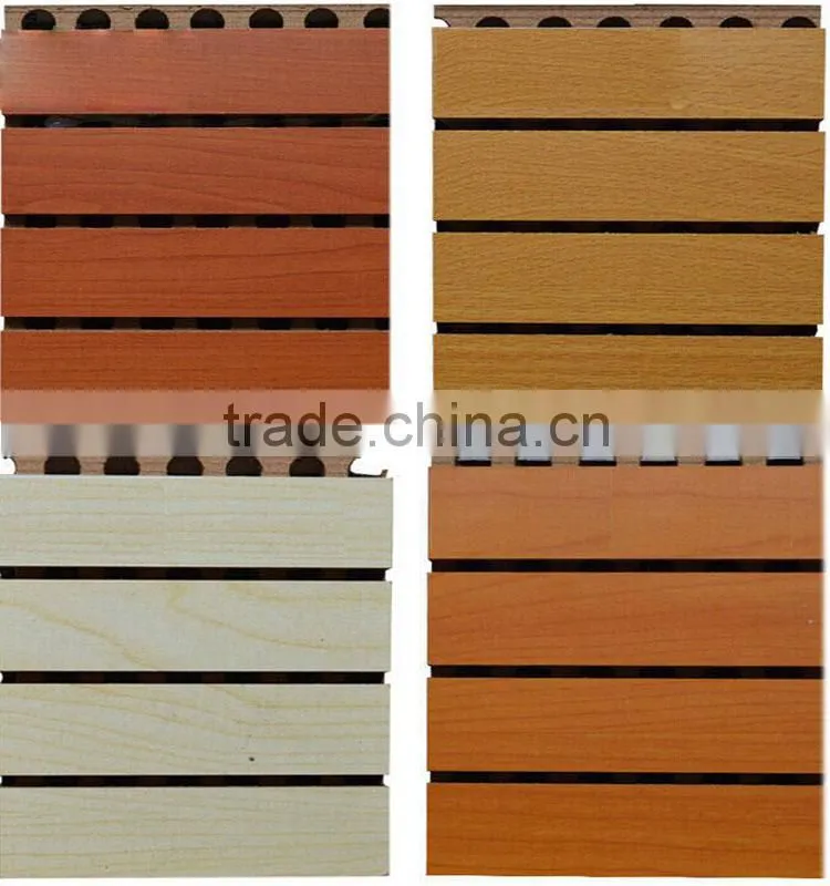high quality acoustic board/perforated panel/acoustic mdf for decoration