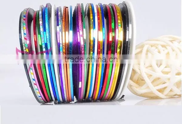 New Nail Art self-adhesive nail art stripping tape,nail stripping tape roll
