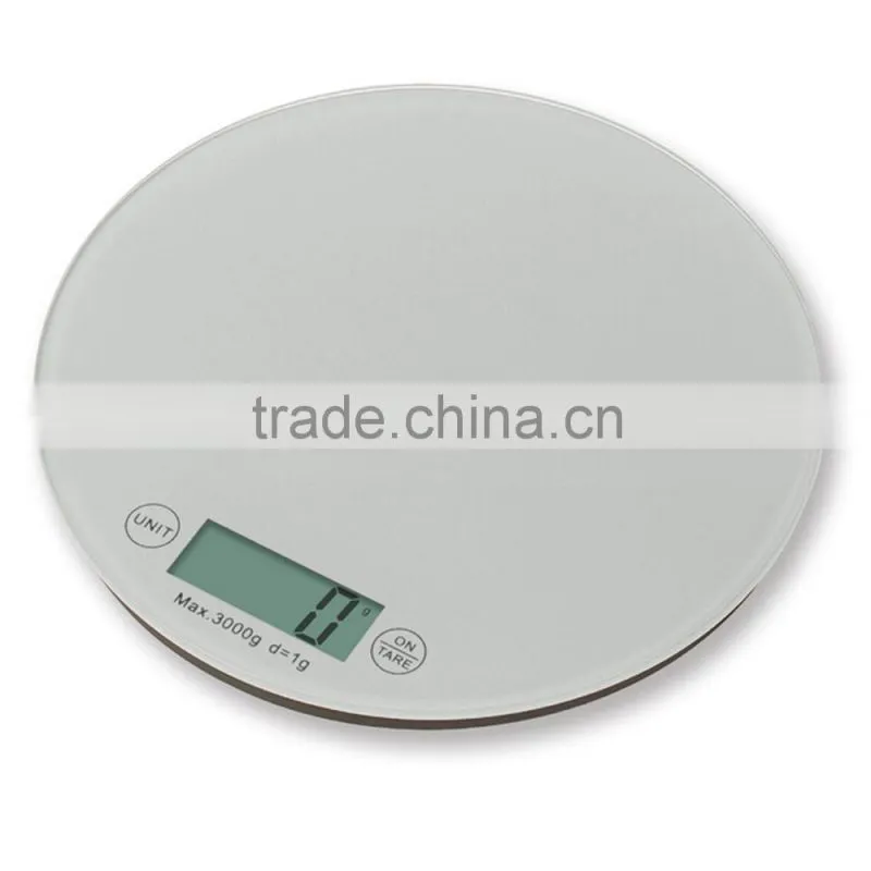 5kg/1g toughened glass food electronic digital kitchen scale