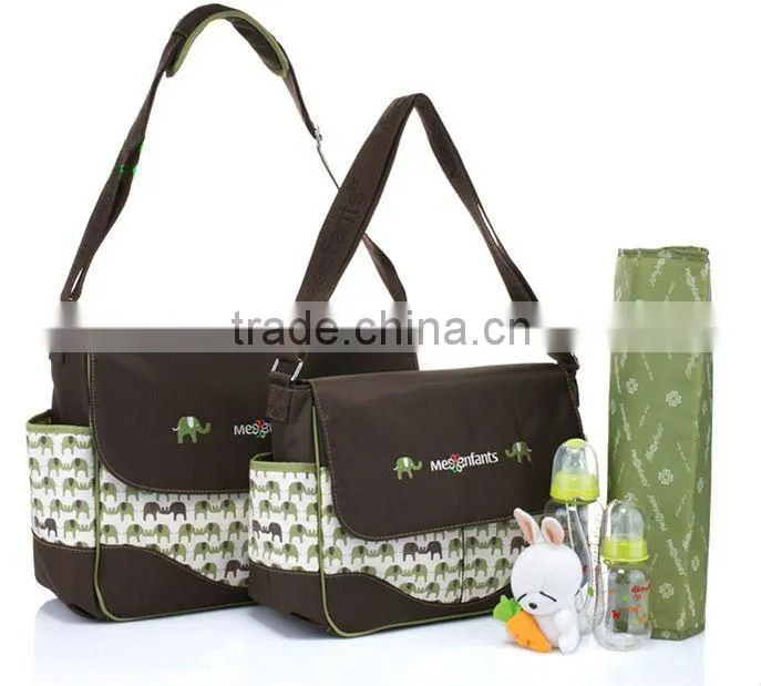 Fashion Waterproof Baby Diaper Bag with Changing Mat