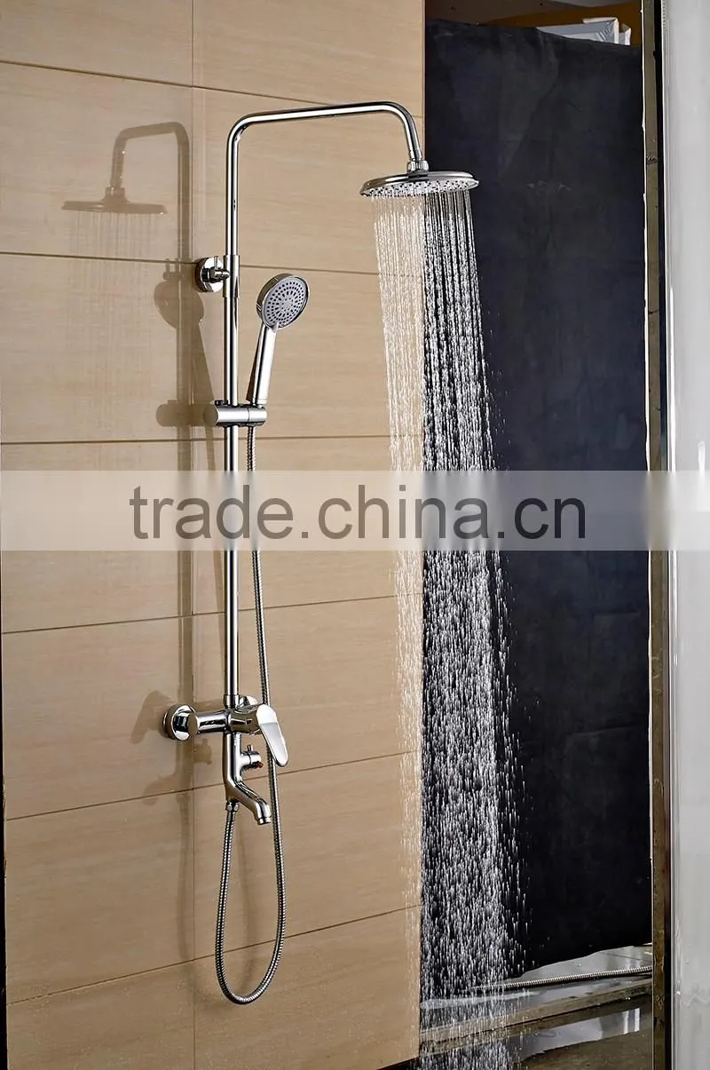 Modern bathroom rainfall shower set