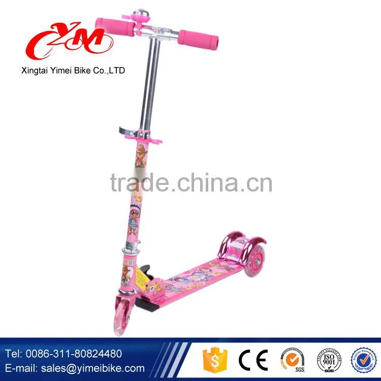 T bar kick scooter for kids / kids' balance with kick scooter PU wheels / children foot pedal kick scooter