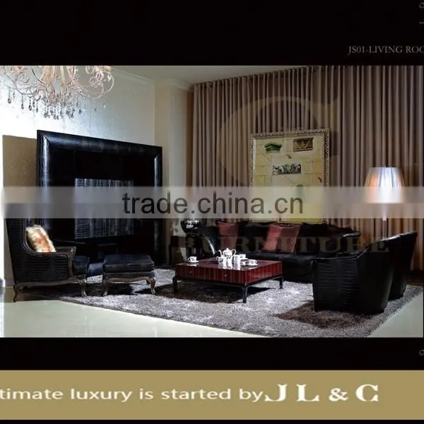 JS01-23 Three Seats Sofa in Living Room from JL&C Luxury Home Furniture New Designs (China supplier)