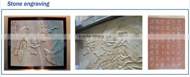 two heads Z 500mm 3d cnc stone sculpture machine ZK-1530 1500*3000mm