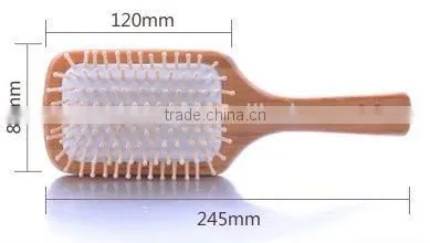 2013 hot sale bamboo hair brush with paddle