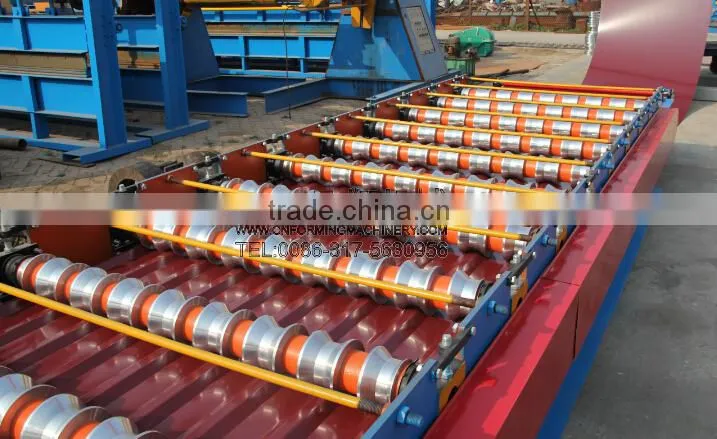 hebei feixiang roof panel cold roll forming machine