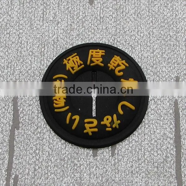 Thick Round Earring Hole For Bags Rubber Label Clothing