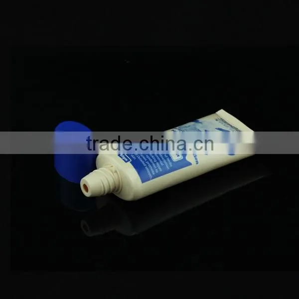 60g super oval flat slim baby plastic cosmetic tubes offset printing