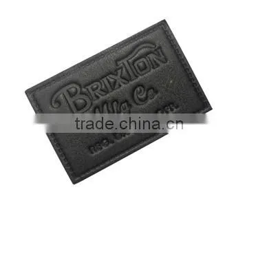 Topshop wholsecle hat Custom leather patch logo