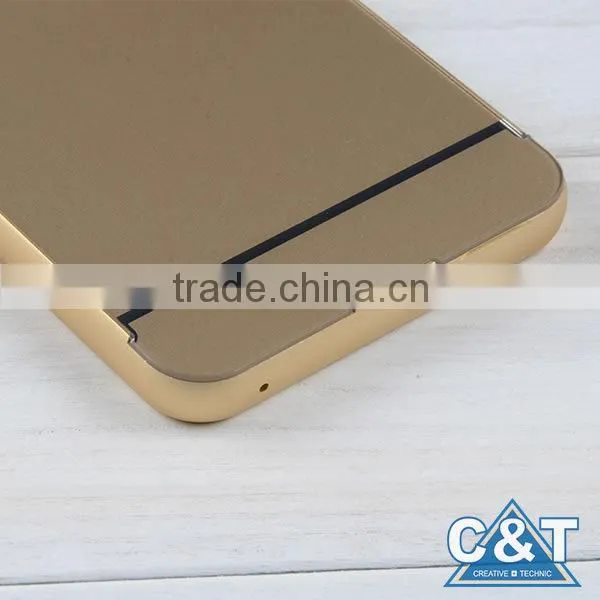 C&T Luxury Metal Frame + Acrylic PC Back Case bumper and back case for lenovo k3 note