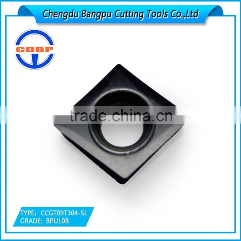 Carbide Turning Insert CCGT09T304-SL BPU10B for Aluminum finishing