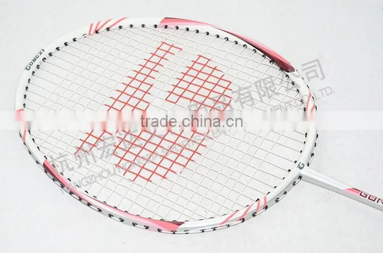 GX-7004 cheap price aluminium&steel custom badminton rackets overgrips/led badminton