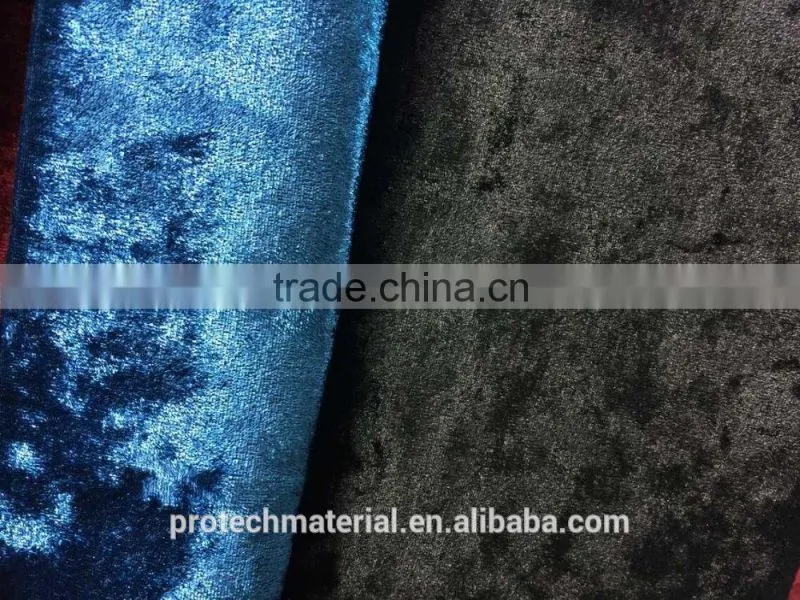 100% polyester sofa fabric ice velvet