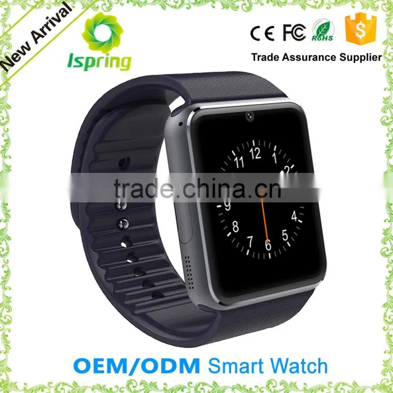 2016 China New Stylish Bluetooth GT08 Smart Watch Touch Screen watch For IOS And Andriod Mobile Phone