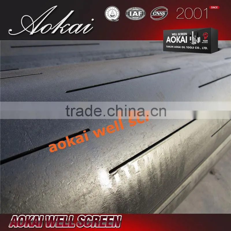 Professinal Manufacture G62 straight slot well screen slotted liner