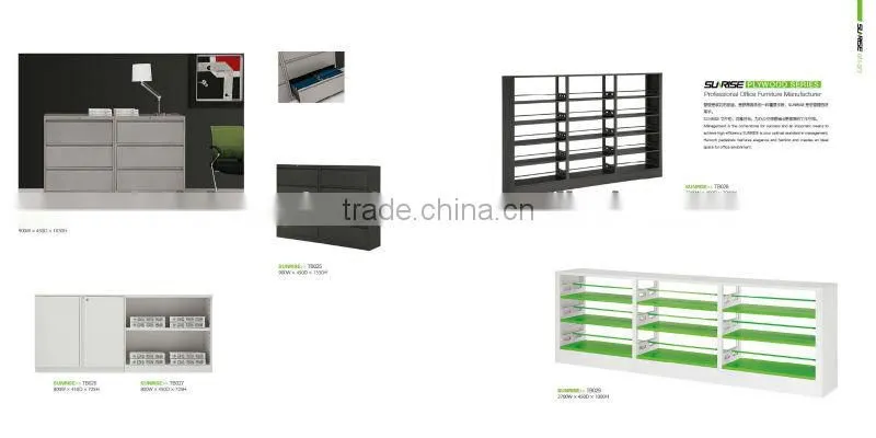 2012 modern design white office steel filing cabinet