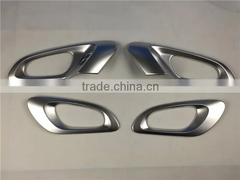ABS Chrome 4 Pcs Electroplate Door Handle Insert Bowl Cover Trim For KADJAR Car Accessories 2016
