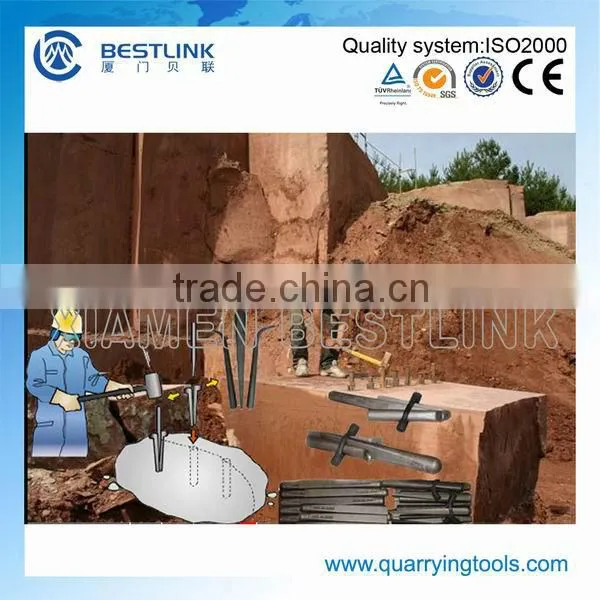 Stone splitter shims and wedges