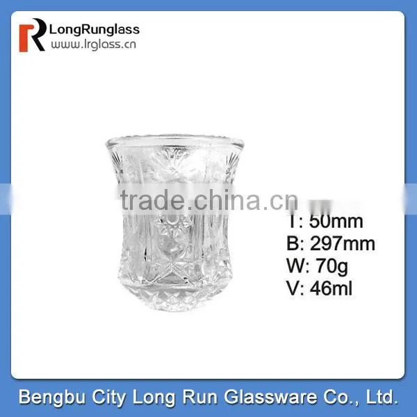 LongRun 50ml small charming Eco-friendly shot glass drinking wine glass cup for bar use