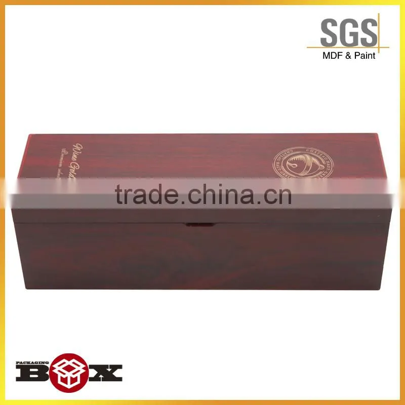MDF painted wooden wine bottle gift boxes for France wine