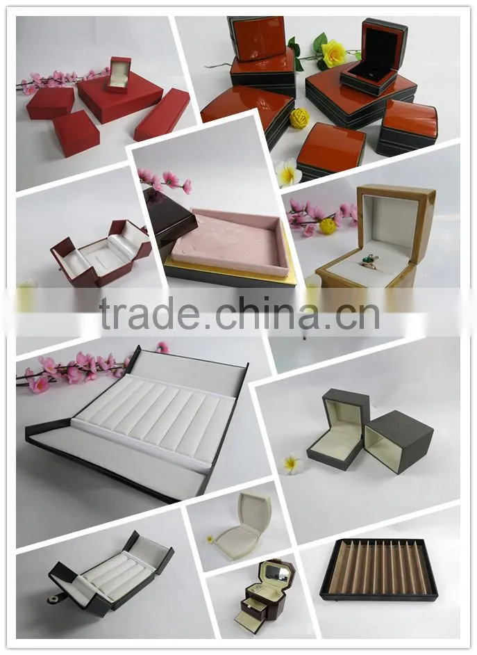 customized classic jewelry display package wooden box