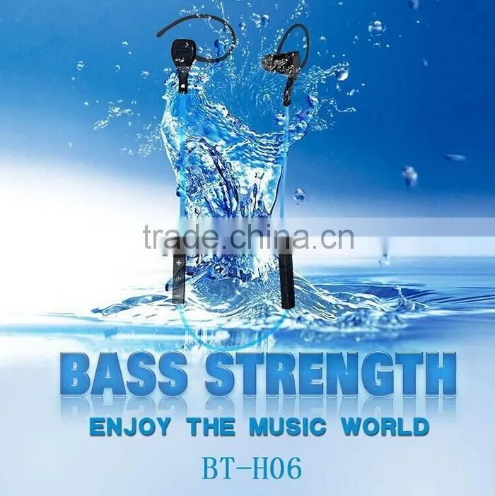 New Arrival High Quality Bluetooth Headset BT-H06 Wireless In-Ear Headphone Earpod Earbud with Mic