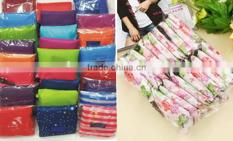 eco-friendly recycled folding shopping grocery bag for supermarket