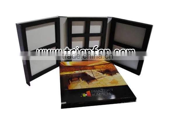 hard plastic sample book for marble/quartz/granite