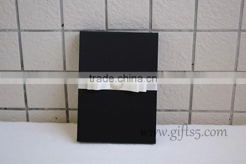 High quality Black wedding gift boxes for invitation cards
